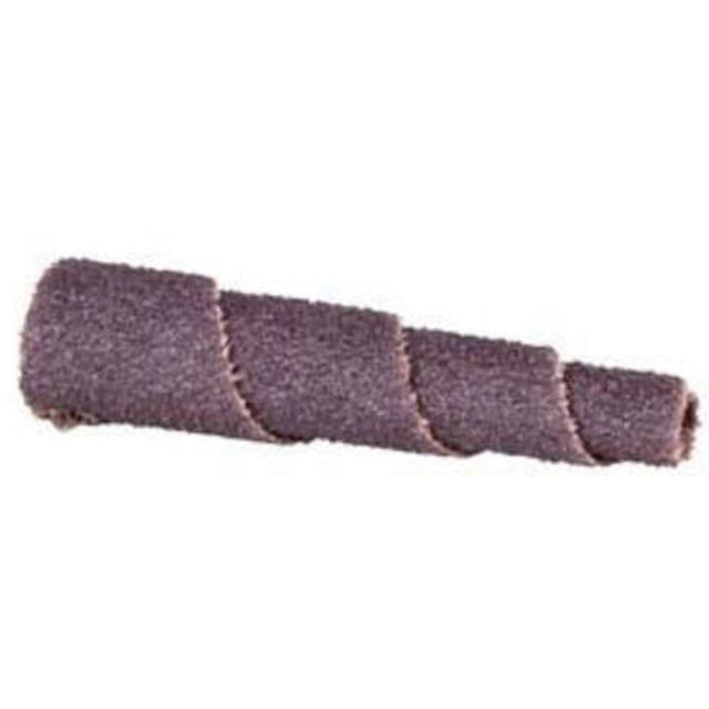 ALO Spiral Cartridge Roll, 120 Grit, 3/4" Dia., Aluminum Oxide, 1-1/2" L, 3/16" Arbor