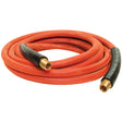Airflex Premium Hoses with Fittings, Air, Rubber, 3/8" dia. x 50', 250 PSI, 3/8 NPT