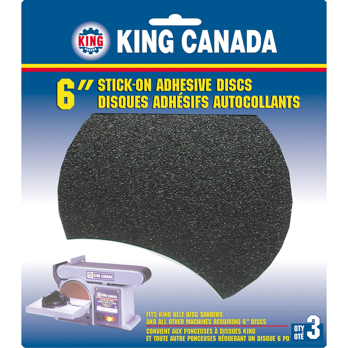 Wood Sanding Disc, 6" Dia., 120 Grit