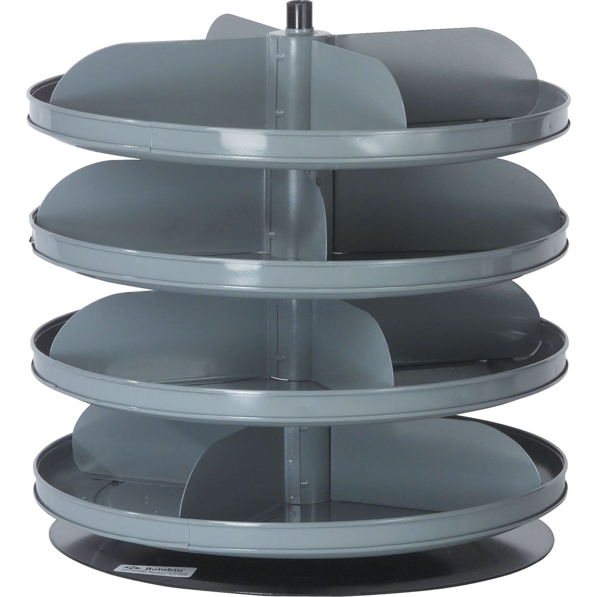 Rotabin® Storage Units, 60 lbs. Capacity per Level, 10 Level, 42-1/8" H x 17" Dia.