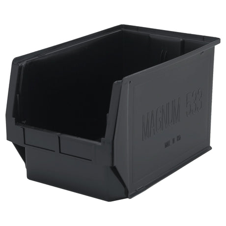 Recycled MAGNUM Bin, 7-7/8" H x 12-3/8" W x 19-3/4" D, 150 lbs. Capacity, Black