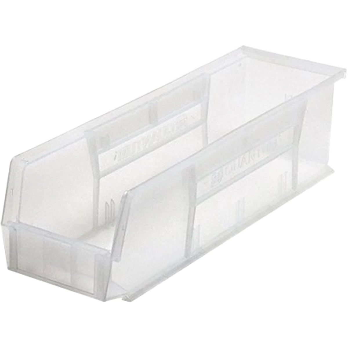 Ultra Stack & Hang Bin, 17-7/8" W x 5" H x 5-1/2" D, Clear