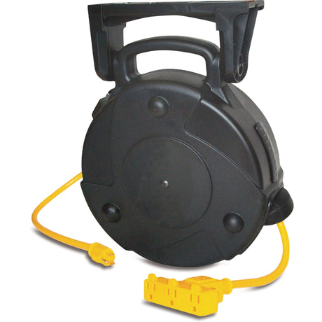 Industrial Cord Reels, 40', SJTW, 12/3 Gauge, 15 A