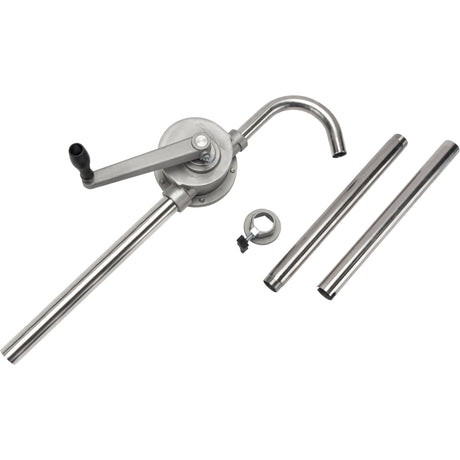 Rotary Type Drum Pump, Stainless Steel, Fits 55 Gal., 12 oz./Stroke