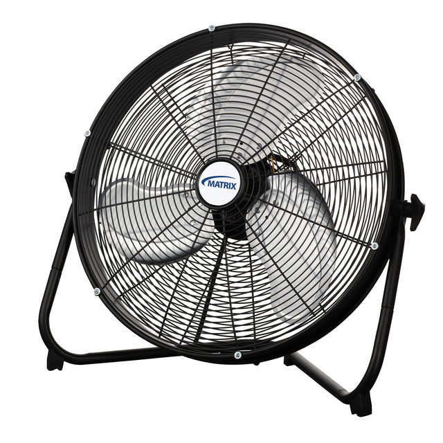 High Velocity Floor Fan, Commercial, 3 Speed, 20" Diameter