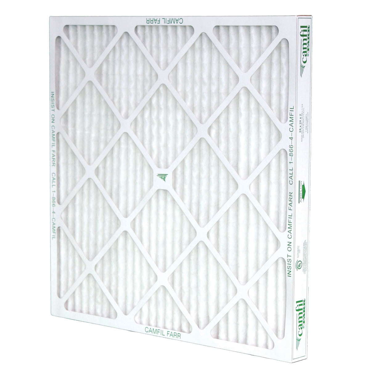AP-Thirteen Pleated Panel Filter, Box, MERV 13, 12" W x 2" D x 24" H