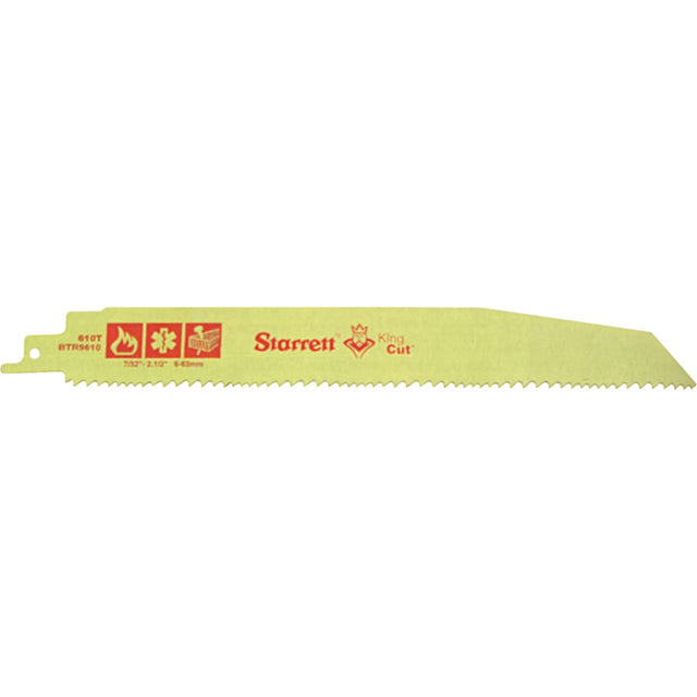 King Cut™ Fire, Rescue & Demolition Reciprocating Blades, Bi-Metal, 10-14 TPI, 8" L x 3/4" W