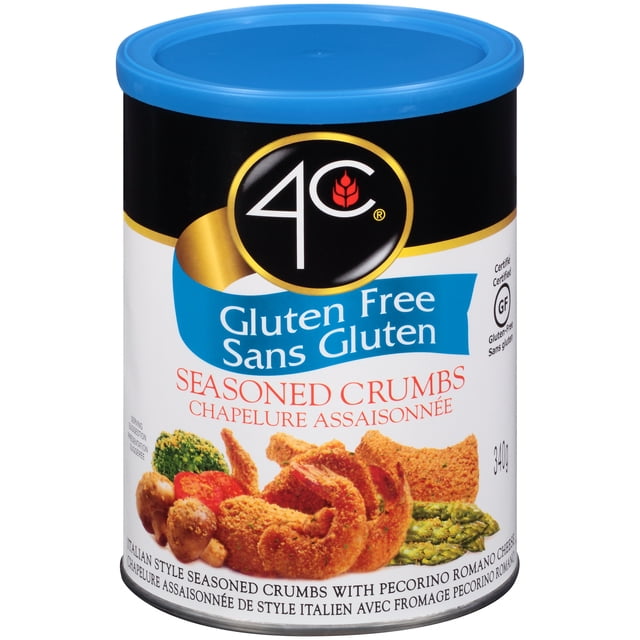 4C Gluten Free Seasoned Bread Crumbs, 340g