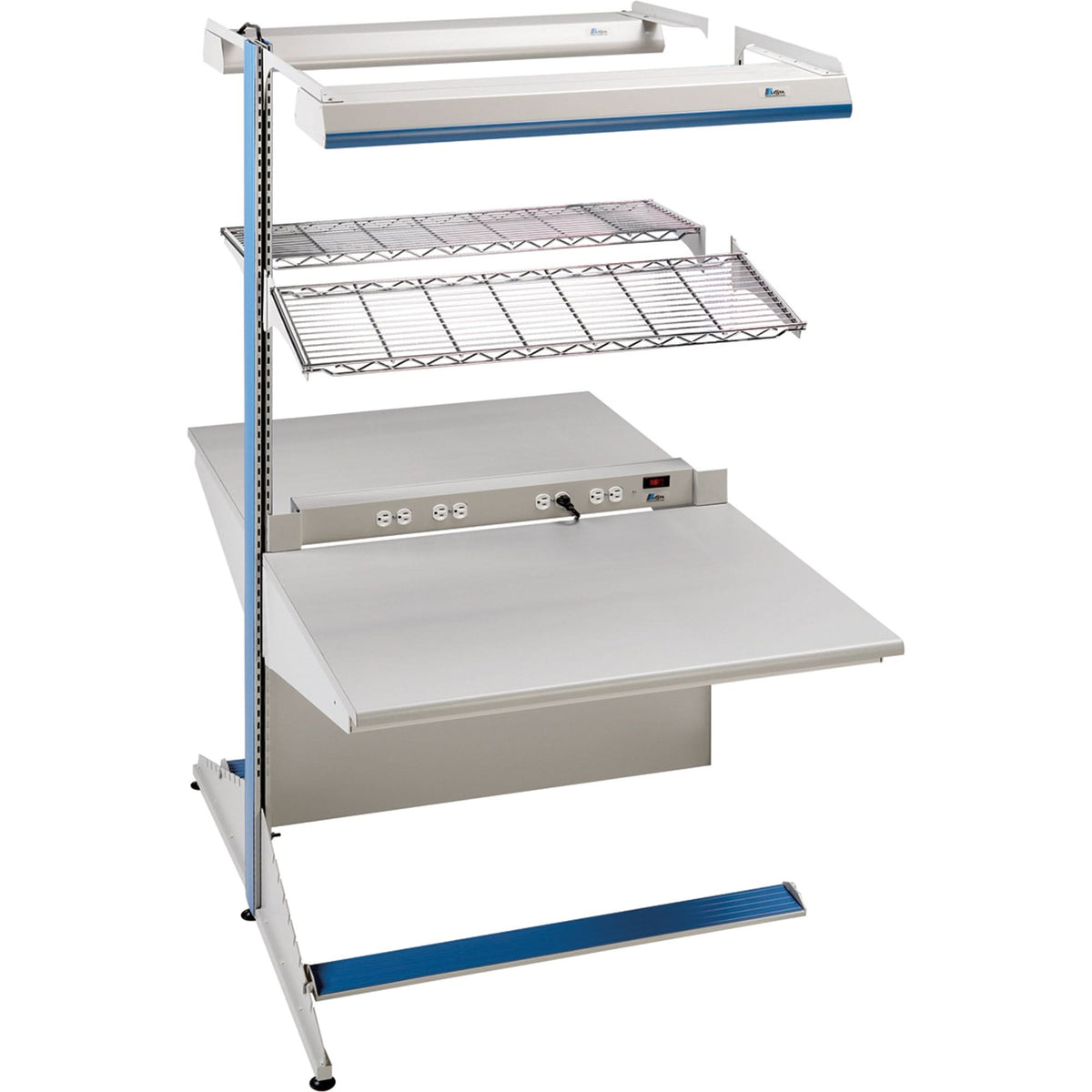 Arlink Preconfigured Workstation, 36" W x 56" D x 84" H, Double Sided Add-On