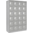 Clean-Line Lockerette, 6 -tier, Bank of 4, 18" x 72" x 18", Steel