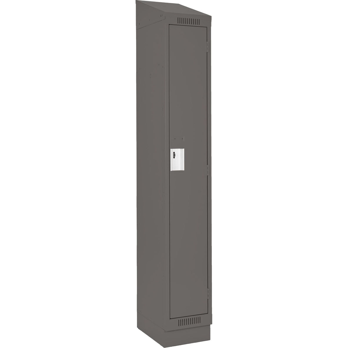 Clean Line™ Lockers, 15" x 18" x 82", Steel, Charcoal, Rivet (Assembled)