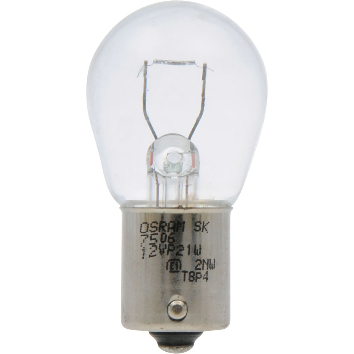 7506 Basic Automotive Bulb, Incandescent, 25 W, Off White