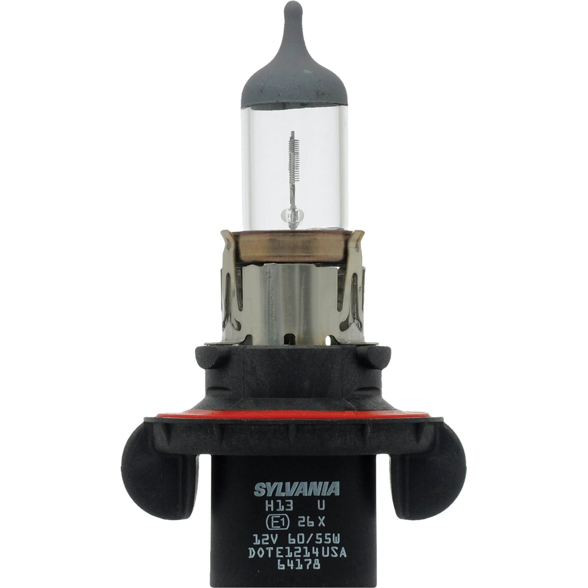 H13 Basic Headlight Bulb, Halogen, 55 W/60 W, White