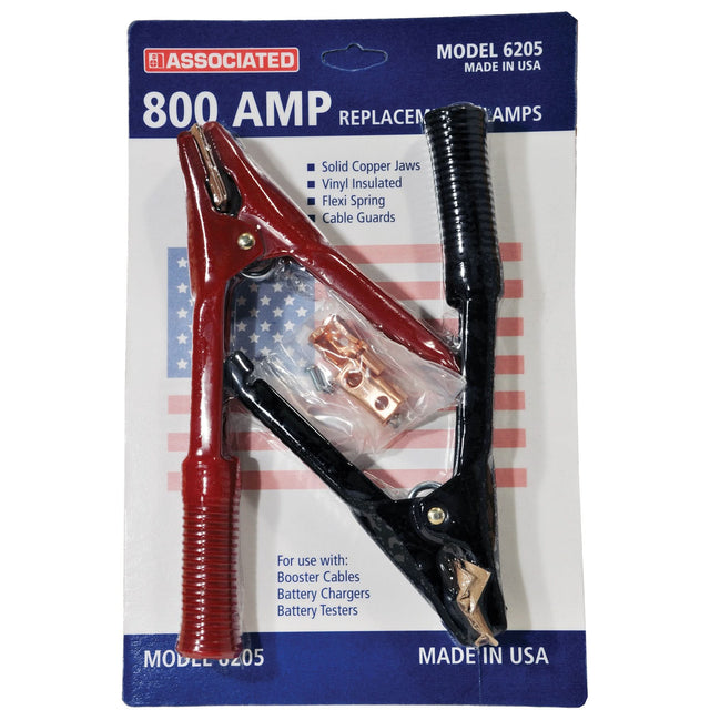 800 Amp Professional Heavy-Duty Booster Cable Clamps
