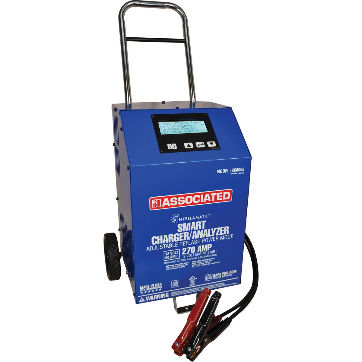 Intellamatic® Adjustable 12 Volt 60 Amp Wheeled Charger