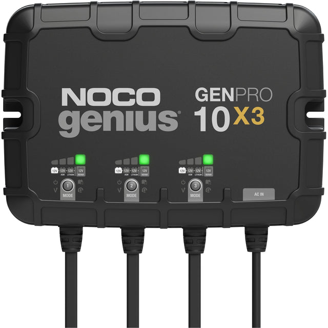 Genius® GenPro10X3 3-Bank, 30-Amp On-Board Battery Charger
