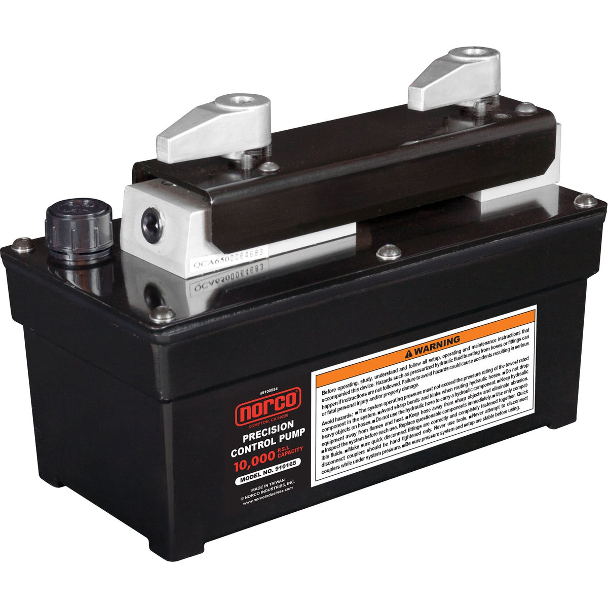 Air Hydraulic 10000 PSI Hand Operated Pump without Gauge