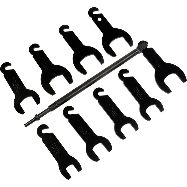 10-Piece Pneumatic Fan Clutch Wrench Set