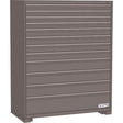 Modular Drawer Cabinet, 12 Drawers, 48" W x 28" D x 60" H, Grey