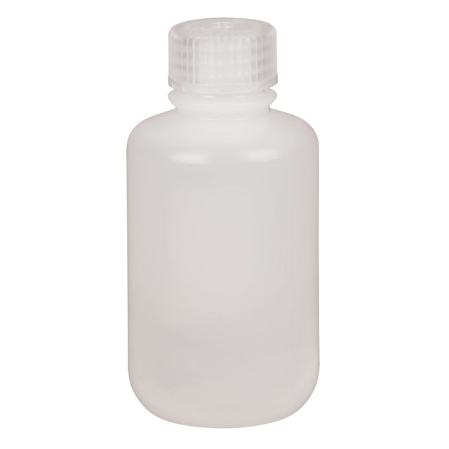 Narrow-Mouth Bottles, Round, 4 oz., Plastic