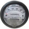 4000 Series Capsuhelic® Differential Pressure Gauge with Case, 4" , 0 - 500 in. w.c., Panel Mount, Analogue