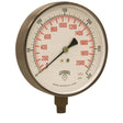 Contractor Pressure Gauge, 4-1/2" , 0 - 300 psi, Bottom Mount, Analogue