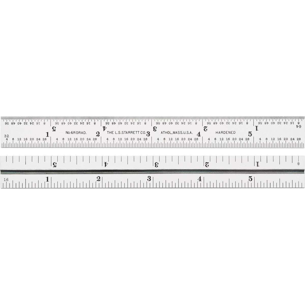 Junior Combination Squares, 6" L, 8/100" Graduations, Steel, Plain