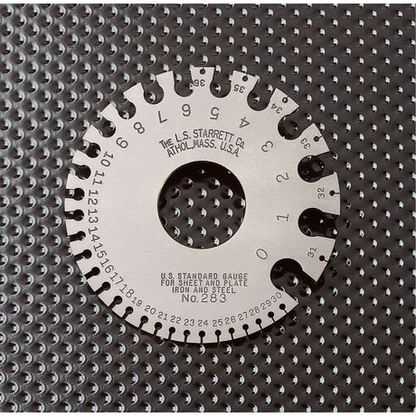 U.S. Standard Gauges - Hardened - Sheet, Plate Iron and Steel Gauge