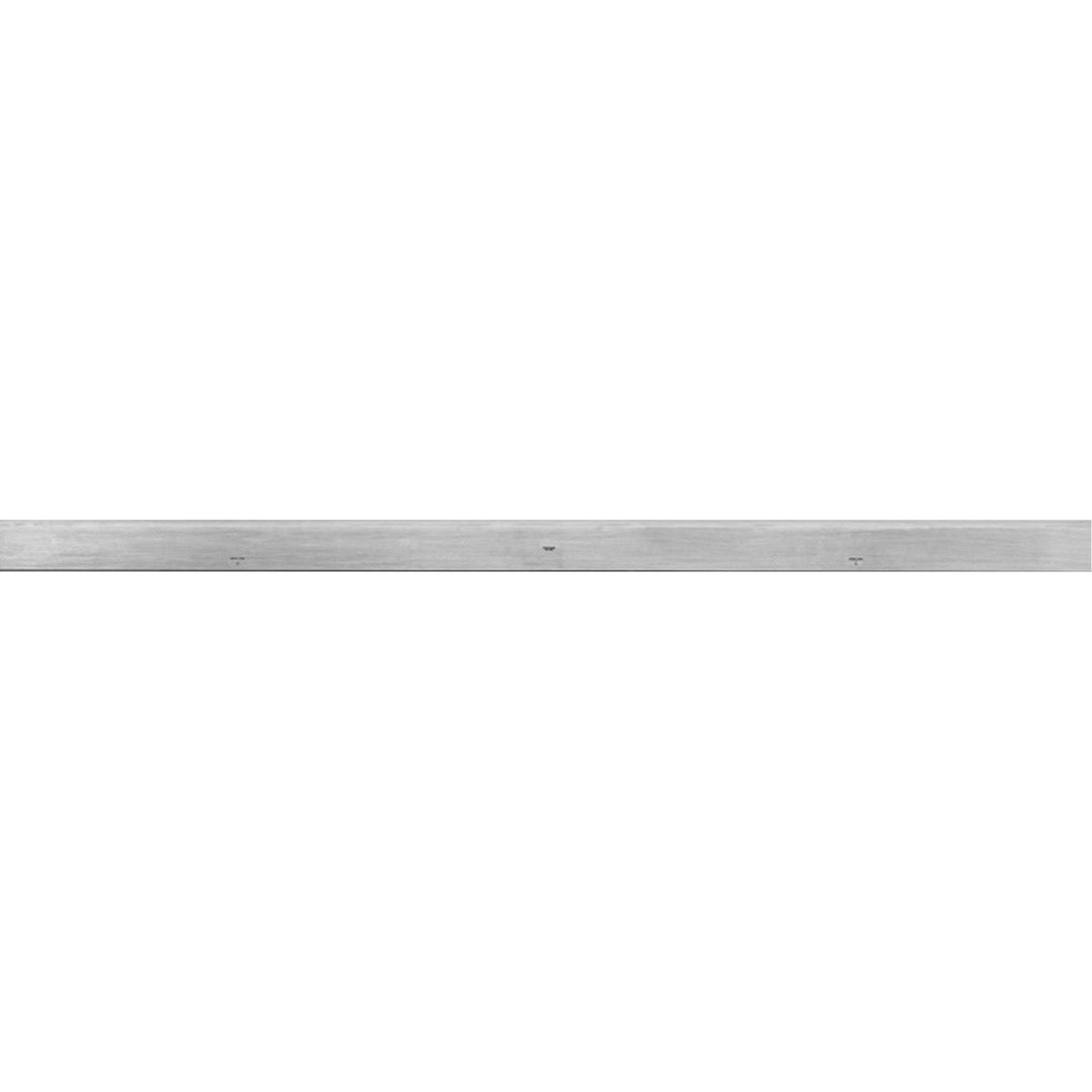 385 Series Steel Straight Edge with Bevel, 48" L, 2-13/32" W, 7/32" Thickness
