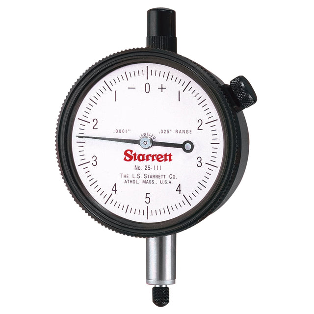 Dial Indicators - No. 25 Series - AGD Group 2, 0" - 0.25" Range