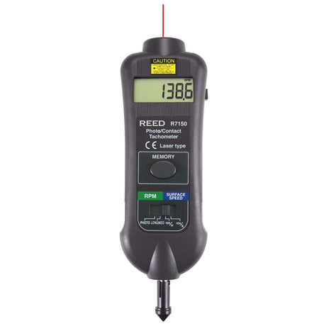 Professional Dual Function Tachometer with ISO Certificate, Contact/Photo (Non Contact)