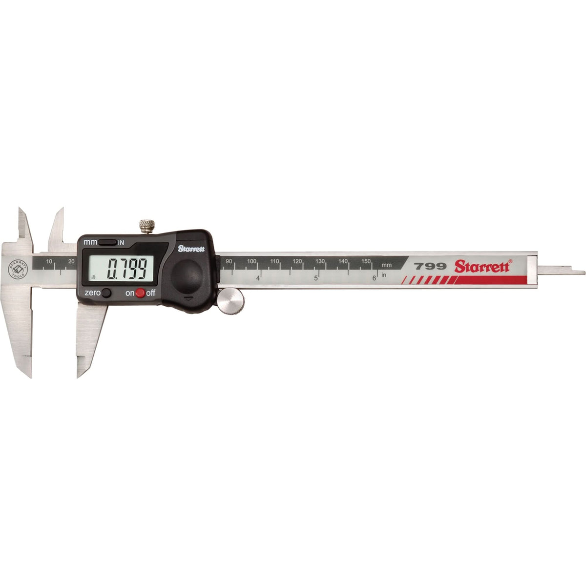 Electronic Calipers, 0.0005" (0.127 mm) Resolution, 0" - 6" (0 mm - 150 mm) Range