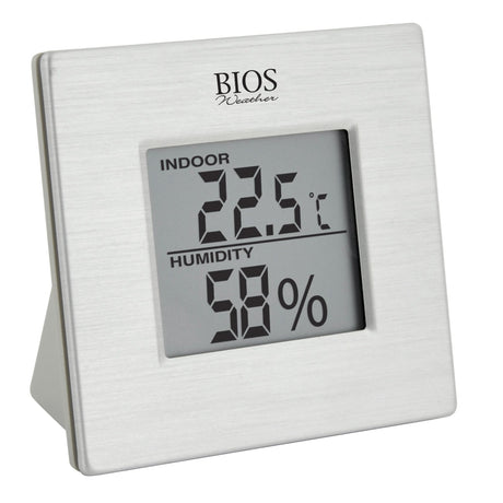 Indoor Thermometers for Humidity & Temperature, Contact, Digital, -58-158°F (-50-70°C)
