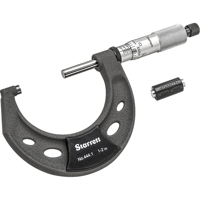 Outside Micrometer, With Ratchet Stop, 1" - 2"
