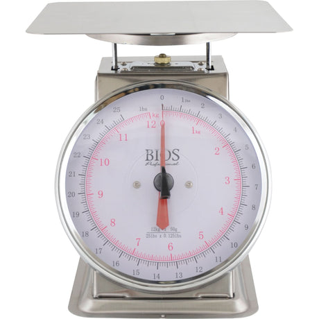 Top Loading Scale, 25 lbs. 12 kg Cap., 0.125 lbs. / 50 g Graduations