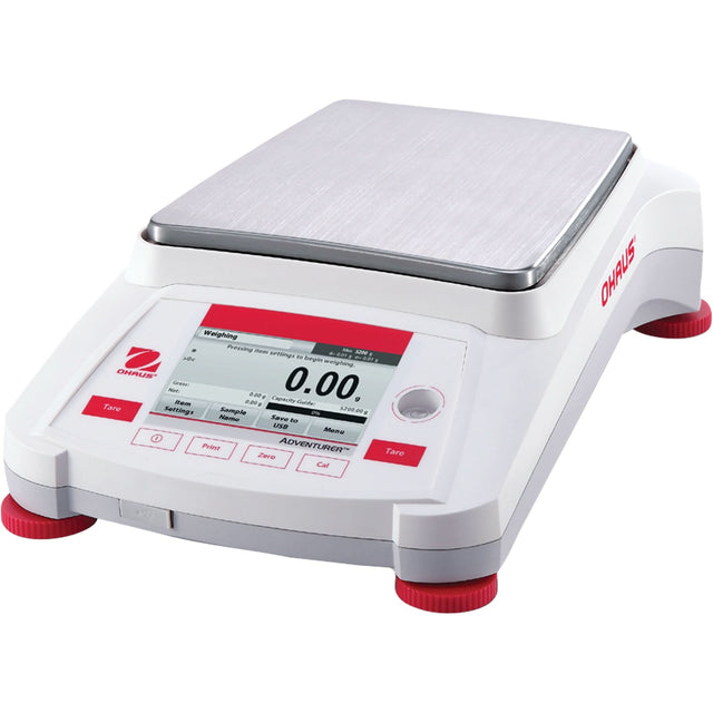 AX4202/E Adventurer® Electronic Balance with External Calibration , 4200 g Cap., 0.01 g Graduations