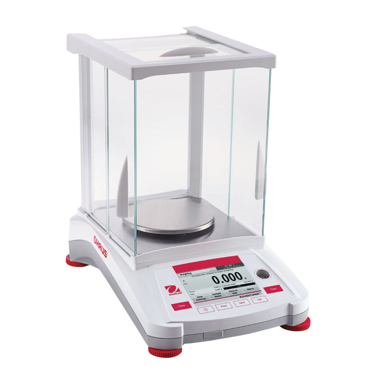 AX223/E Adventurer® Electronic Balance with External Calibration , 220 g Cap., 1 mg Graduations