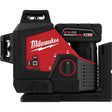 M12™ 360-Degree 3-Plane Cordless Laser Kit, 125' (38.1 m), 530 Nm
