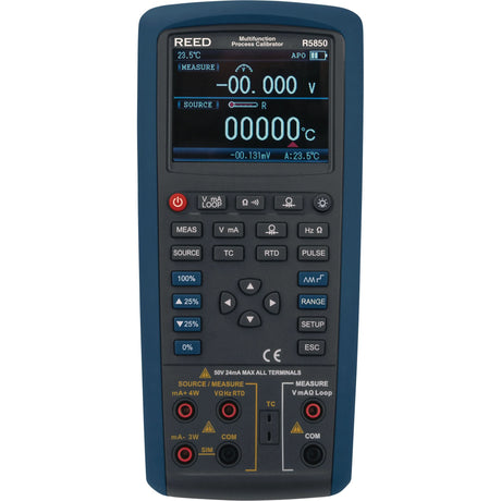 Multifunction Process Calibrator, Without Data Logging, Portable, 5 Processes