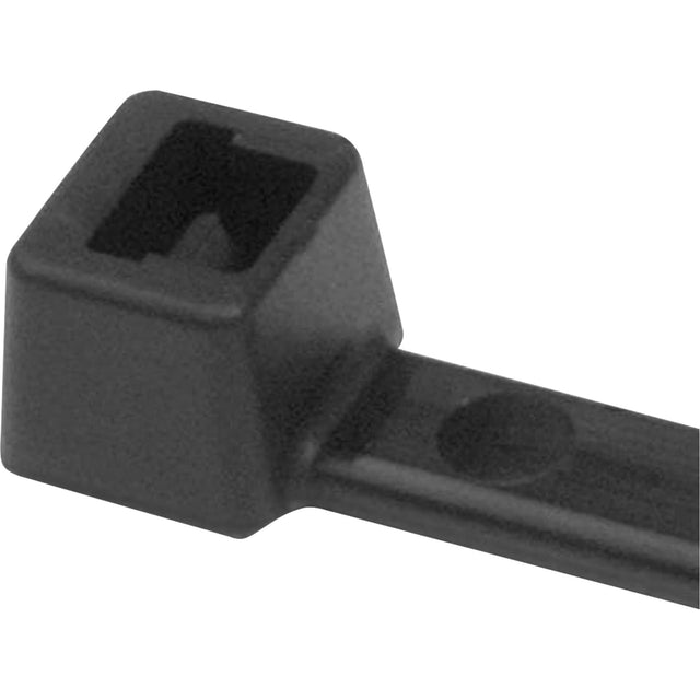 PA66 Cable Ties, 5-1/2" Long, 18 lbs. Tensile Strength, Black