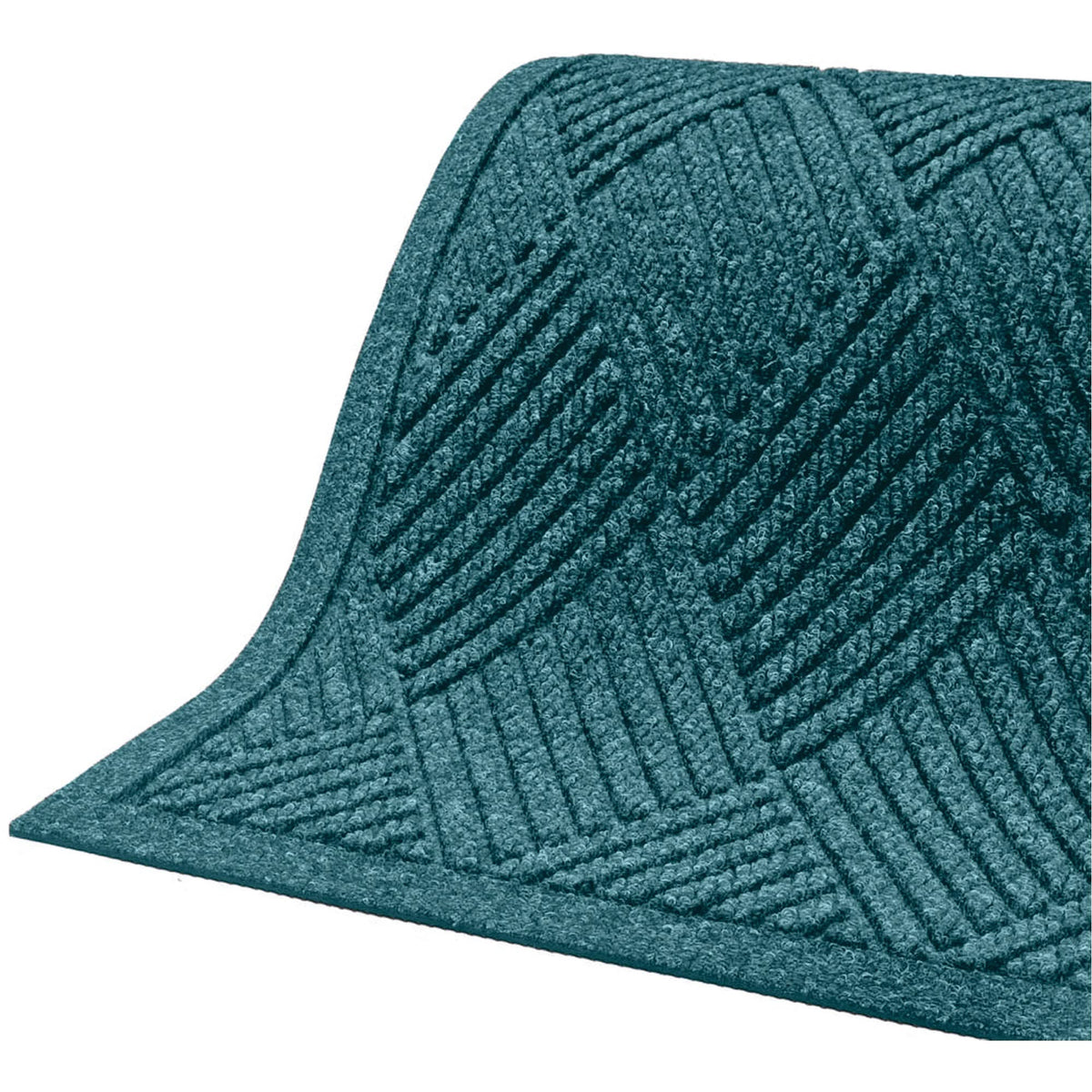Waterhog® Eco Premier Fashion Matting, Wiper/Scraper, 3' x 10' x 3/8", Southern Pine