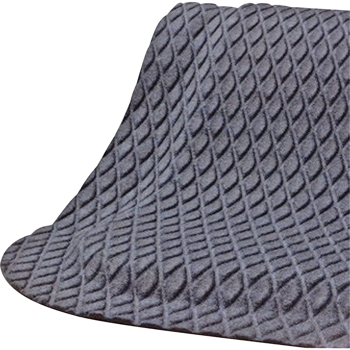 Hog Heaven Fashion™ Mats, Diamond, 3' x 12' x 7/8", Grey, Nitrile