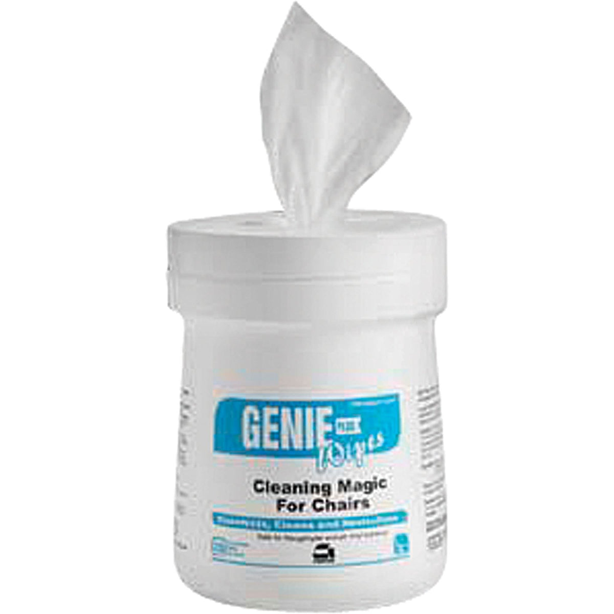 Cleaners & Disinfectants - Genie Plus Chair Cleaner, 7" x 6", 160 Count