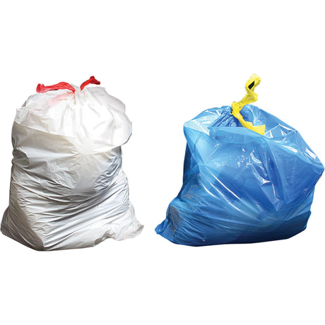 Sure-Tie® Garbage Bags, Strong, 33" W x 38" L, 0.9 mils, Clear, 121.13 L (32 Gal.) Capacity