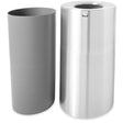 Atrium®Open-Top Waste Receptacle, Metal, 55 US gal.