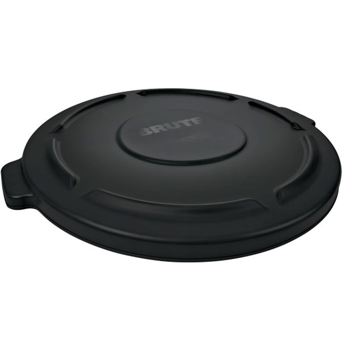 Brute® 32 Gallon Self-Draining Lid, Flat Lid, Plastic, Fits Container Size: 22-1/4" Dia.