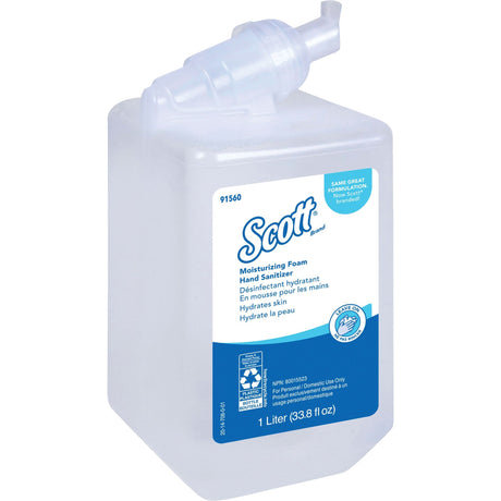 Scott® Pro™ Moisturizing Foam Hand Sanitizer, 1000 ml, Cartridge Refill, 62% Alcohol