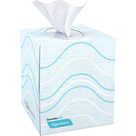 Pro Signature™ Facial Tissue, 2 Ply, 8" L x 8" W, 90 Sheets/Box