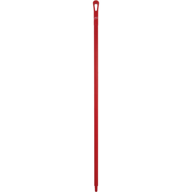 Ultra Hygiene Handle, Broom/Scraper/Squeegee, Red, Ergonomic, 59" L