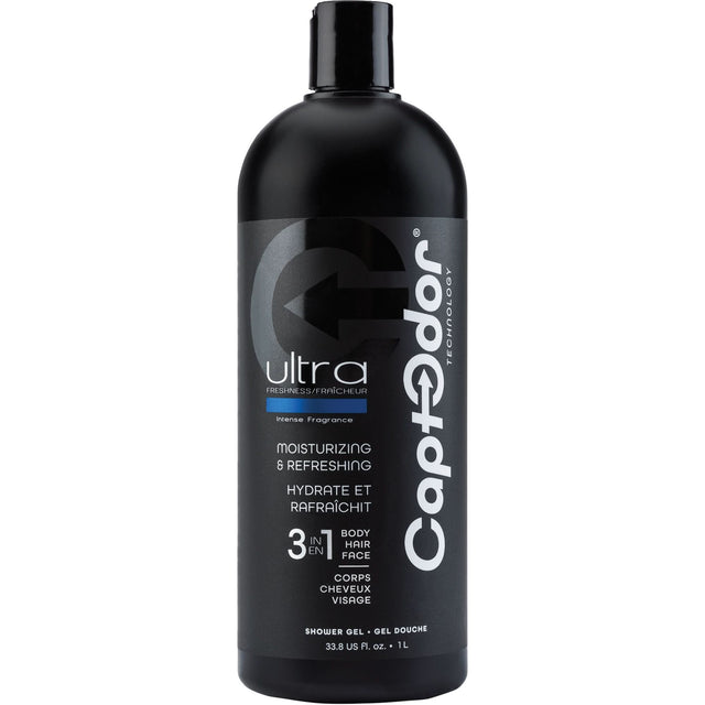 3 in 1 Shower Gel, 1000 ml, Ultra Freshness, Bottle